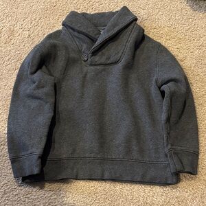 GAP Kids Gray Shawl Collar Sweatshirt